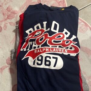 LOT OF 6 like NEW POLO RALPH LAUREN TEES SIZE LARGE